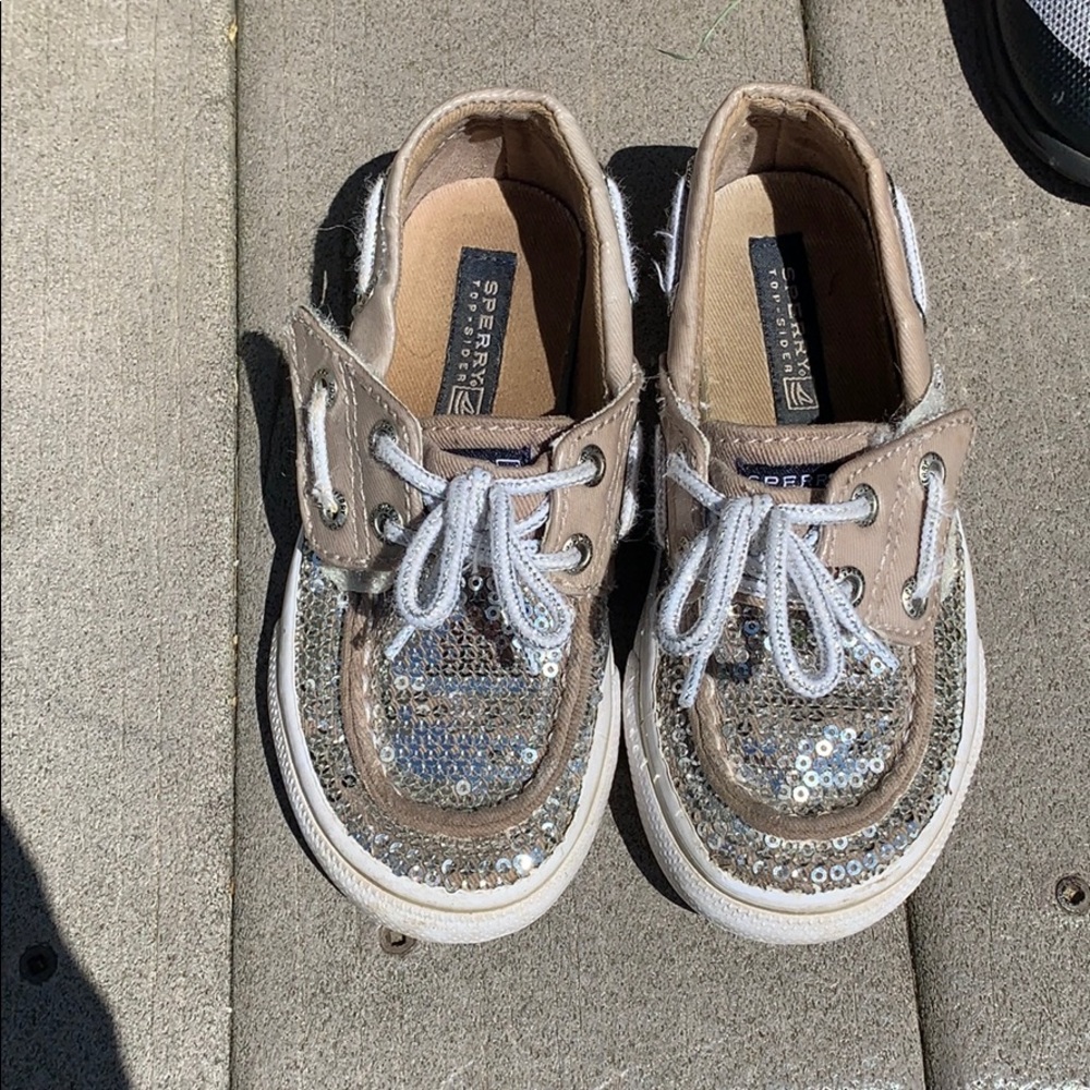 Sparkly Toddler Sperry’s Size 8.5